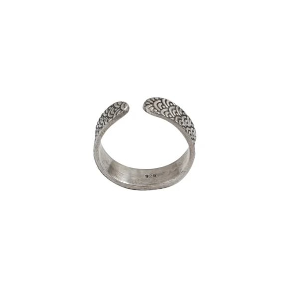 Ocean Toe Ring <br><p class="subhedi">Sterling Silver</p> - Image 2