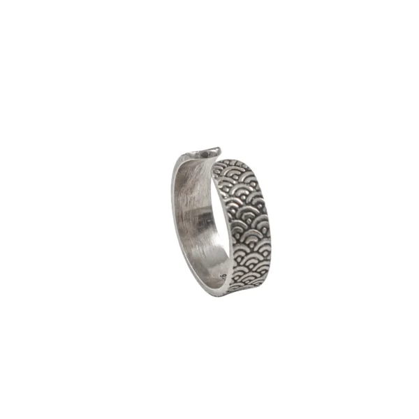 Ocean Toe Ring <br><p class="subhedi">Sterling Silver</p> - Image 3