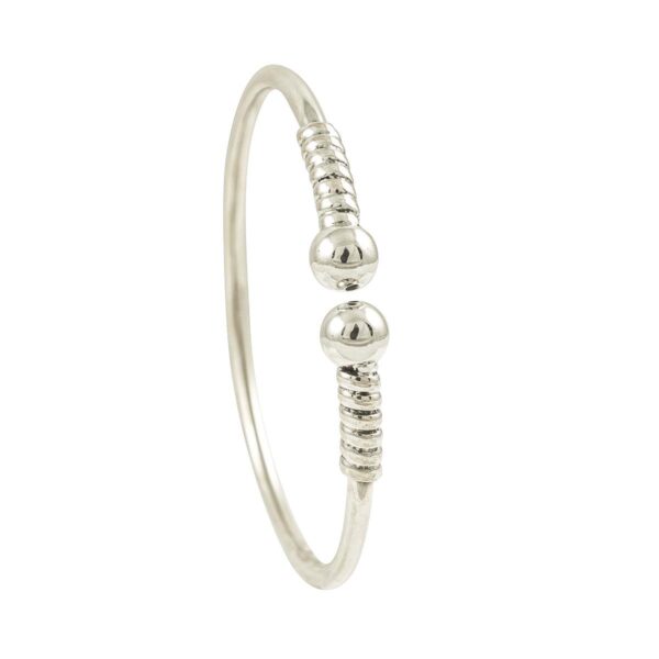 Aurora Bangle Silver