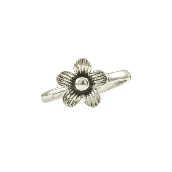 Champa Toe Ring <br><p class="subhedi">Sterling Silver</p> - Image 3