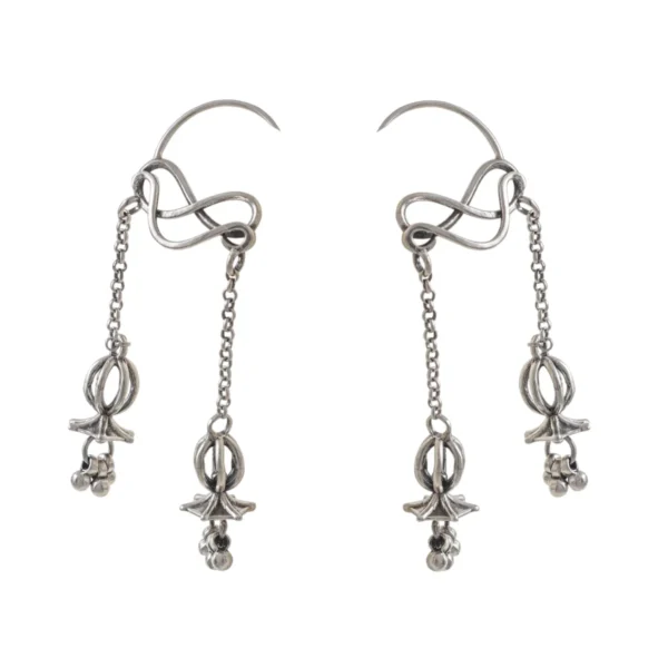 Ora Earrings Pair <br><p class="subhedi">Sterling Silver</p> - Image 2