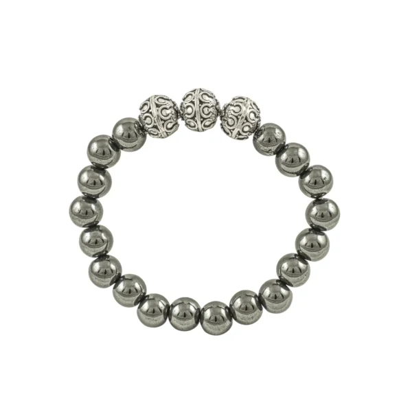 Lovana Bracelet <br><p class="subhedi">Sterling Silver/GunSteal</p>